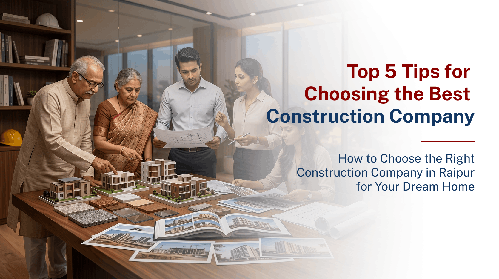 Top 5 Tips for Choosing the Best Construction Company in Raipur