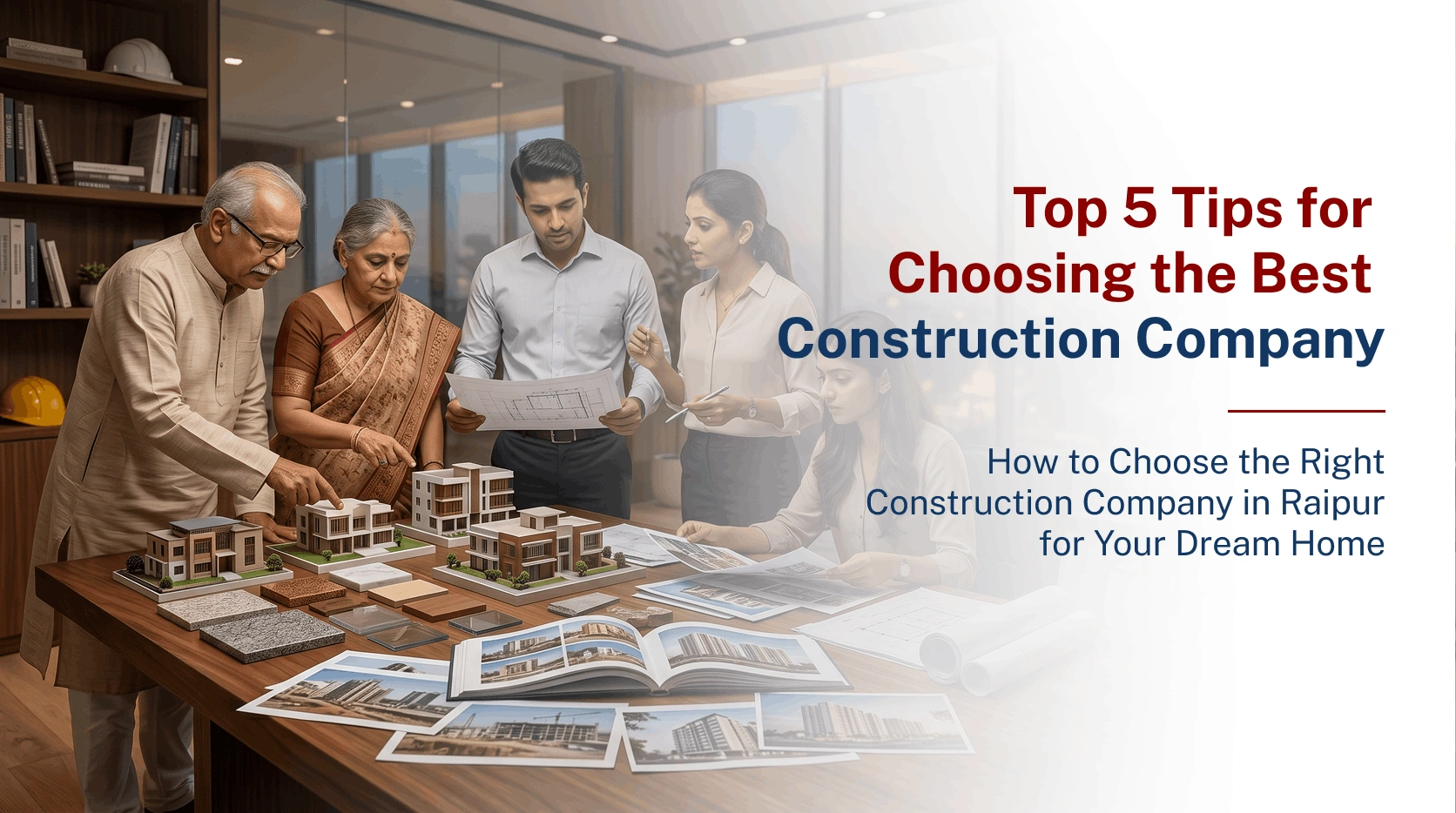 Top 5 Tips for Choosing the Best Construction Company in Raipur